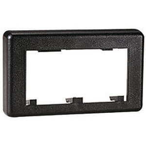 Panduit Mini-Com Snap-On Modular Furniture Faceplate - MFFPEBL