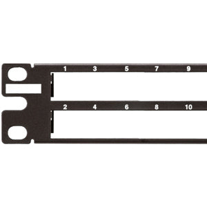 Panduit QPP48HDVNSBL 48-Port Blank Patch Panel - QPP48HDVNSBL