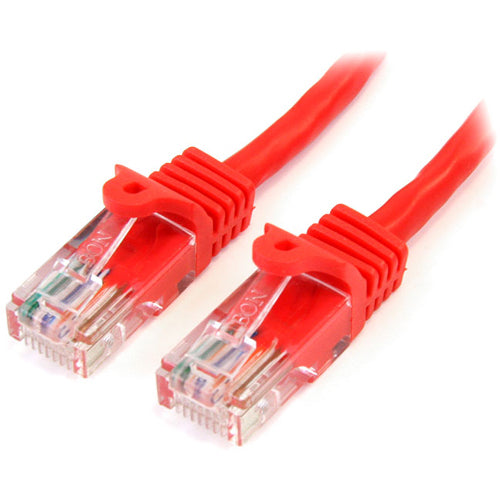 StarTech.com 30 ft Red Snagless Cat5e UTP Patch Cable - 45PATCH30RD