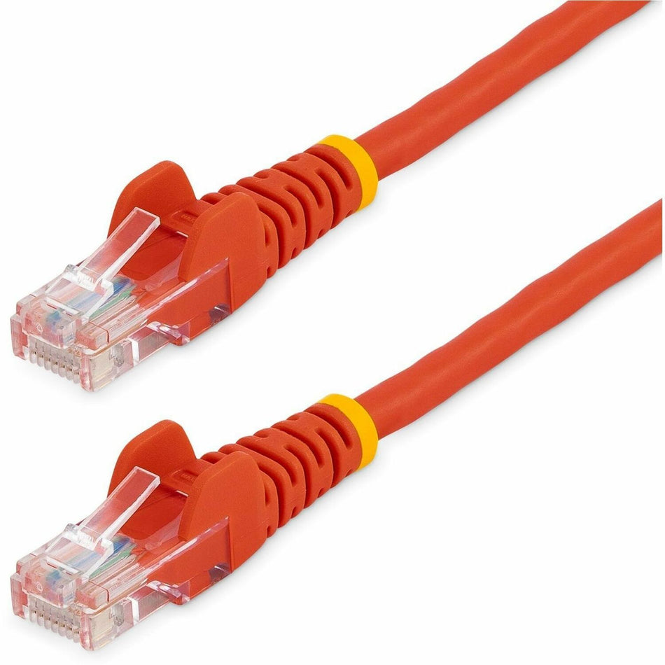 StarTech.com 30 ft Red Snagless Cat5e UTP Patch Cable - 45PATCH30RD