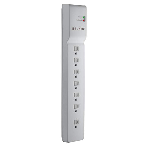 Belkin 7-Outlet Commercial Power Strip Surge Protector with 7ft Power Cord - 750 Joules - BE10700007-CM