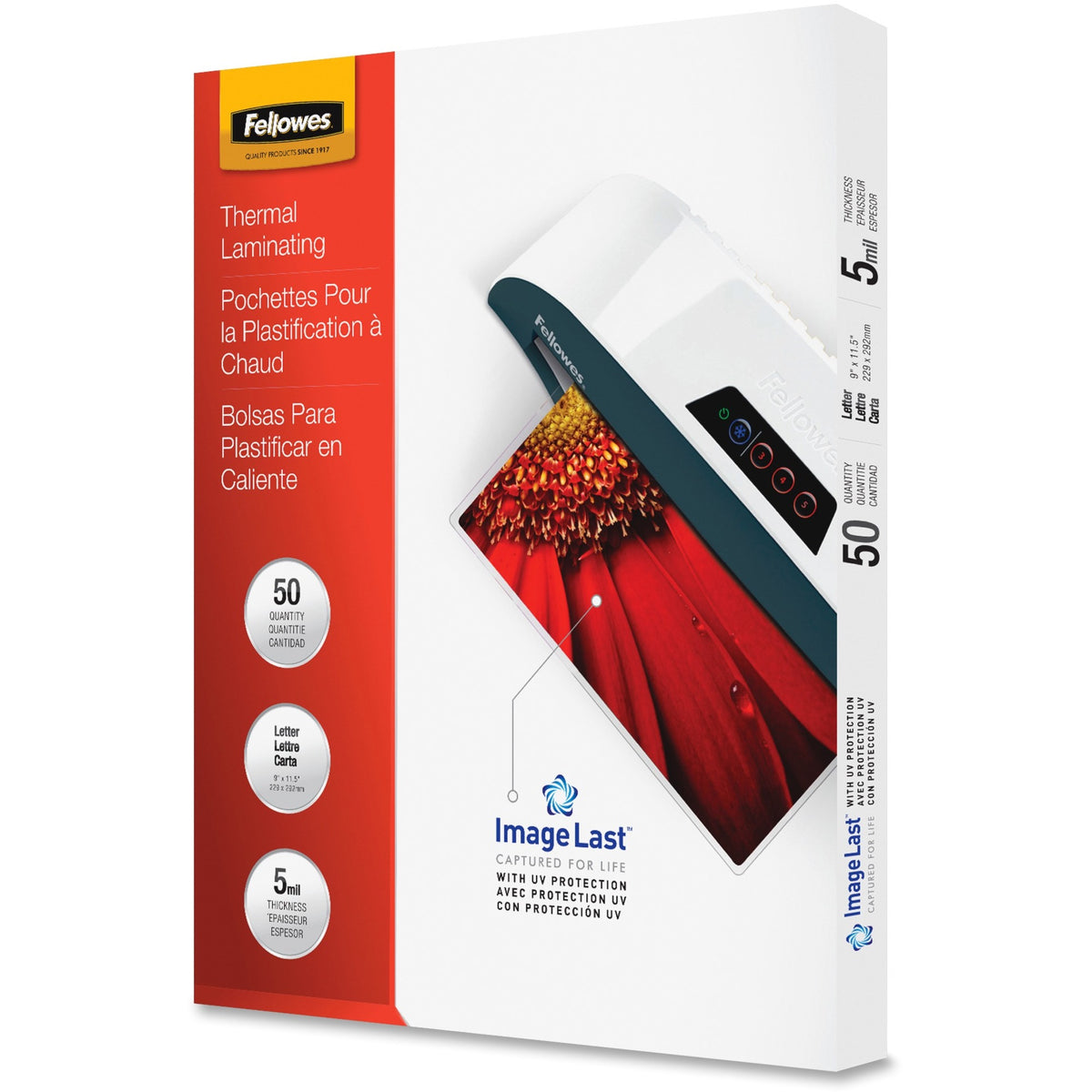 Fellowes ImageLast Jam-Free Thermal Laminating Pouches - 5204002