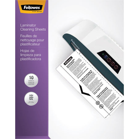 Fellowes Laminator Cleaning Sheets 10pk - 5320603