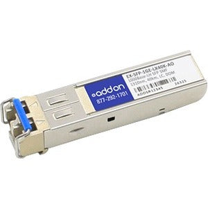 AddOn Juniper Networks EX-SFP-1GE-LX40K Compatible TAA Compliant 1000Base-LH SFP Transceiver (SMF, 1310nm, 40km, LC, DOM) - EX-SFP-1GE-LX40K-AO