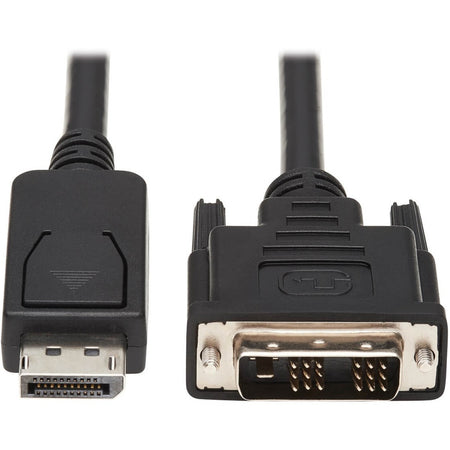 Eaton Tripp Lite Series DisplayPort to DVI Adapter Cable (DP with Latches to DVI-D Single Link M/M), 10 ft. (3.1 m) - P581-010