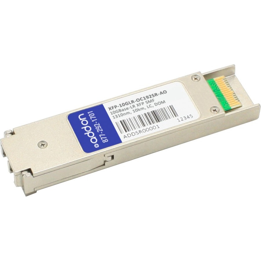 AddOn Cisco XFP-10GLR-OC192SR Compatible TAA Compliant 10GBase-LR XFP Transceiver (SMF, 1310nm, 10km, LC, DOM) - XFP-10GLR-OC192SR-AO