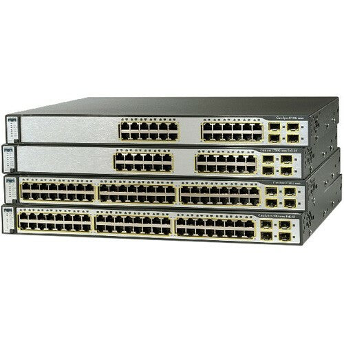 Cisco Catalyst 3750V2-24PS Layer 3 Switch - WS-C3750V224PSS-RF