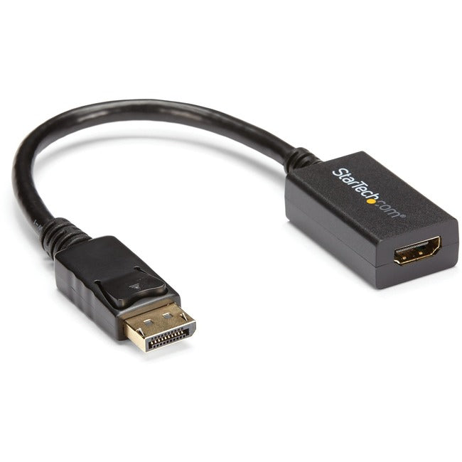 StarTech.com DisplayPort to HDMI Adapter, 1080p DP to HDMI Video Converter, DP to HDMI Monitor/TV Dongle, Passive, Latching DP Connector - DP2HDMI2