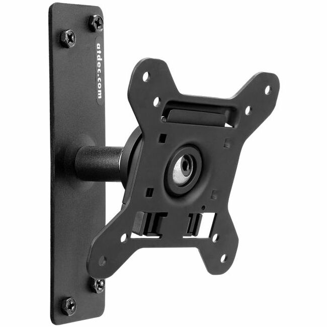 Atdec tilt/pan wall mount - Loads up to 17.6lb - VESA 75x75, 100x100 - SD-WD