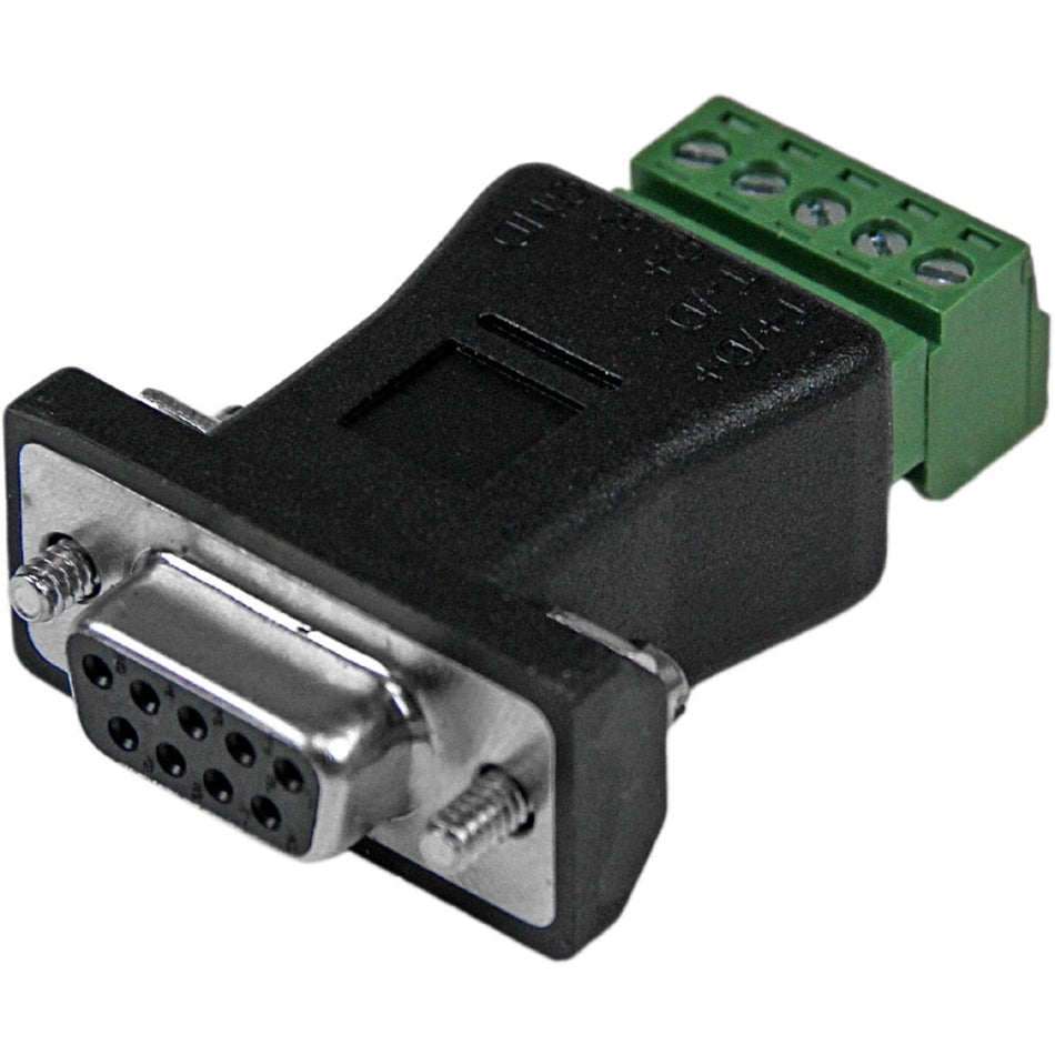 StarTech.com RS422 RS485 Serial DB9 to Terminal Block Adapter - DB92422