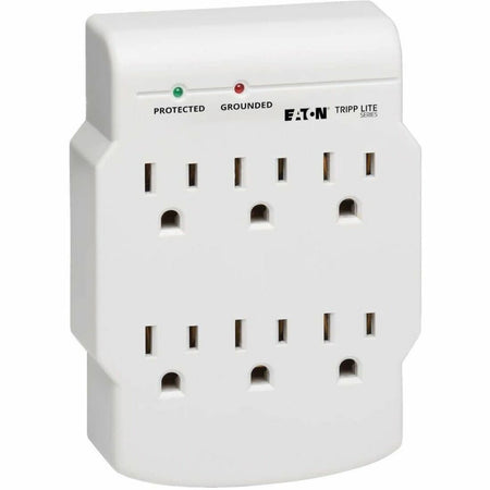 Eaton Tripp Lite Series Protect It! 6-Outlet Low-Profile Surge Protector, Direct Plug-In, 750 Joules, Diagnostic LED - SK6-0/SPIKEBLOK