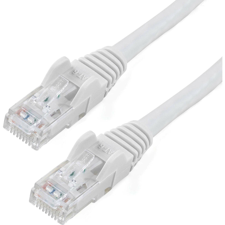 StarTech.com 10ft CAT6 Ethernet Cable - White Snagless Gigabit - 100W PoE UTP 650MHz Category 6 Patch Cord UL Certified Wiring/TIA - N6PATCH10WH