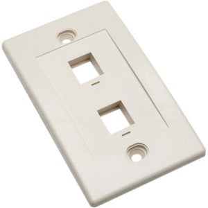 Intellinet Network Solutions 2 Outlet Wall Plate, Ivory - 162838