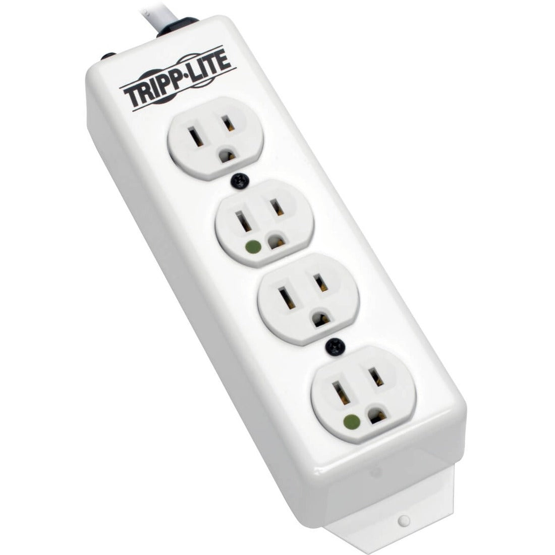 Tripp Lite by Eaton Safe-IT Medical-Grade Power Strip UL 1363 4 Hospital-Grade Outlets Antimicrobial 15 ft. (4.57 m) Cord - PS-415-HG