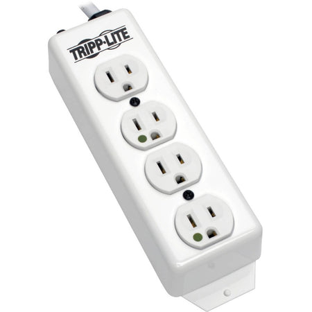 Tripp Lite by Eaton Safe-IT Medical-Grade Power Strip UL 1363 4 Hospital-Grade Outlets Antimicrobial 15 ft. (4.57 m) Cord - PS-415-HG
