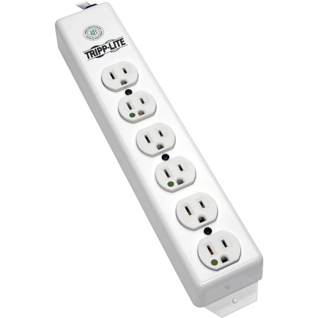 Tripp Lite by Eaton Safe-IT UL 1363 Medical-Grade Power Strip 6x Hospital-Grade Outlets Antimicrobial 15 ft. (4.57 m) Cord - PS-615-HG