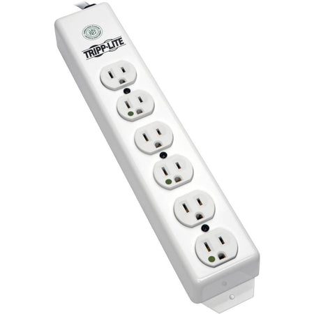 Tripp Lite by Eaton Safe-IT UL 1363 Medical-Grade Power Strip 6x Hospital-Grade Outlets Antimicrobial 15 ft. (4.57 m) Cord - PS-615-HG