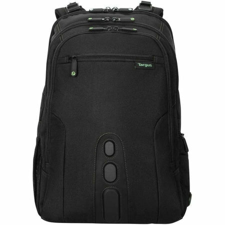 Targus Spruce EcoSmart TBB019US Carrying Case (Backpack) for 17" Notebook - Black, Green - TAA Compliant - TBB019US