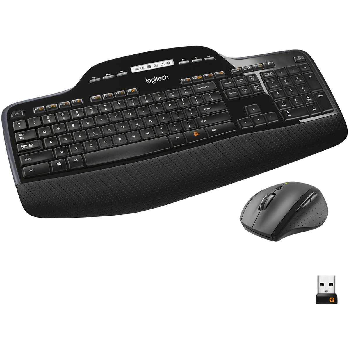 Logitech MK710 Wireless Keyboard and Mouse Combo for Windows, 2.4GHz Advanced Wireless, Wireless Mouse, Multimedia Keys, 3-Year Battery Life, PC/Mac - 920-002416