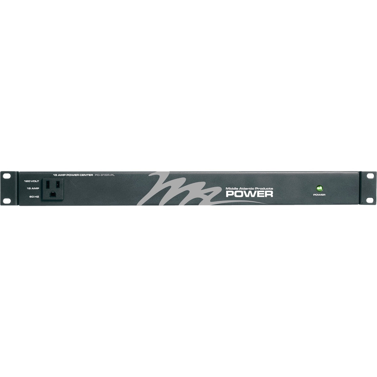 Middle Atlantic PD Rack Mounted Power Distribution Unit - 15 Amp, 9 Outlet PDU - PD915RPL