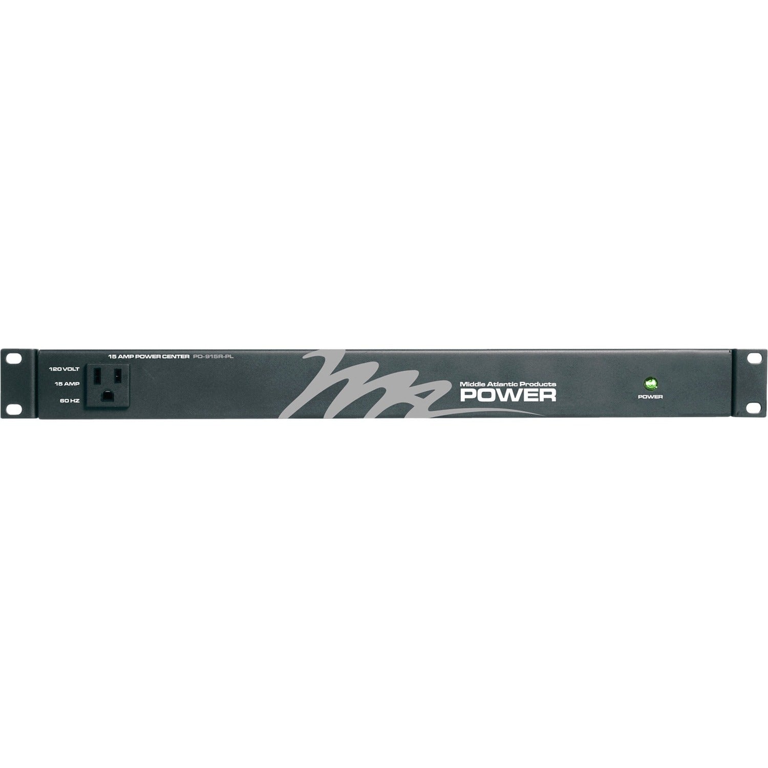 Middle Atlantic PD Rack Mounted Power Distribution Unit - 15 Amp, 9 Outlet PDU - PD915RPL