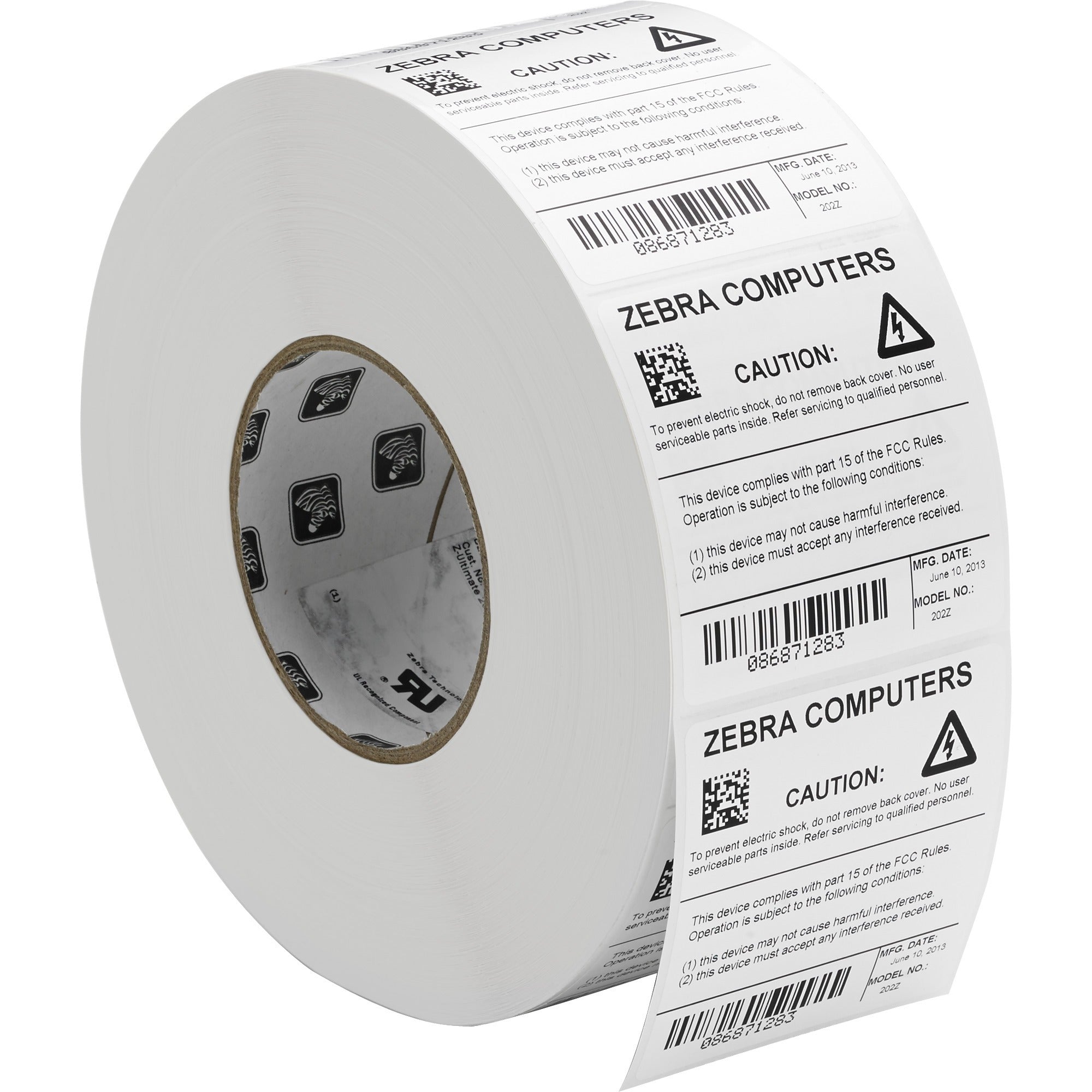 Zebra Label Polyester 3 x 2in Thermal Transfer Zebra Z-Ultimate 3000T 3 in core - 10011703