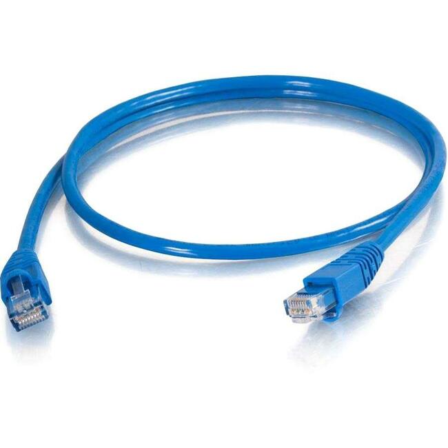 C2G-10ft Cat5e Snagless Unshielded (UTP) Network Patch Cable (TAA Compliant) - Blue - 10283