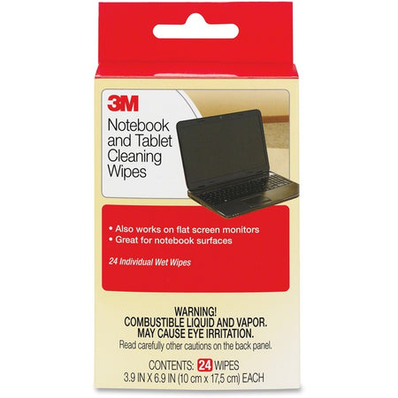 3M Notebook Screen Cleaning Wipes - CL630