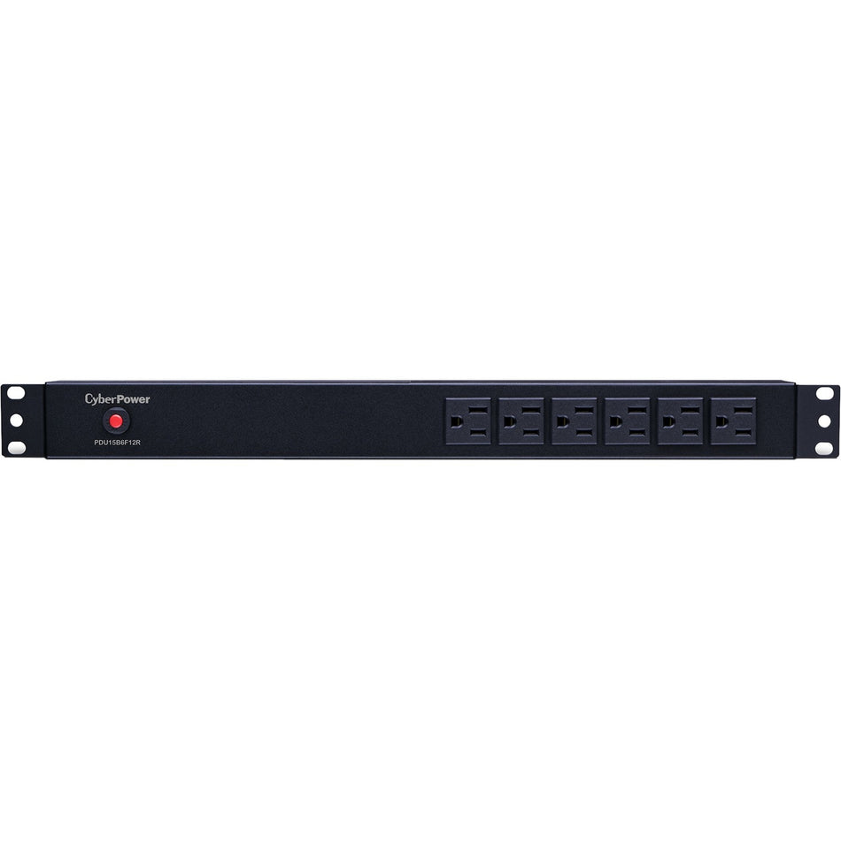 CyberPower PDU15B6F12R 100 - 125 VAC 15A Basic PDU - PDU15B6F12R