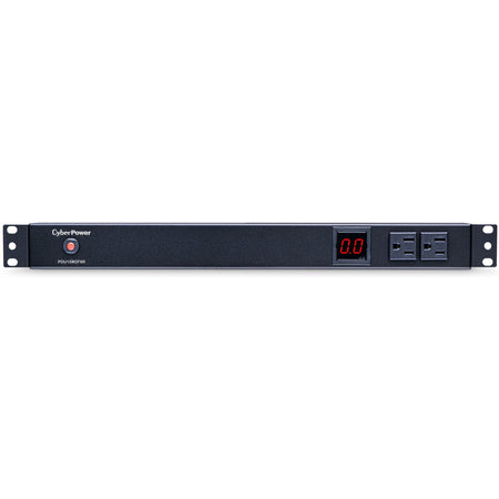 CyberPower PDU15M2F8R Single Phase 100 - 125 VAC 15A Metered PDU - PDU15M2F8R