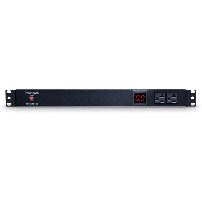 CyberPower PDU20M2F12R 100 - 125 VAC 20A Metered PDU - PDU20M2F12R