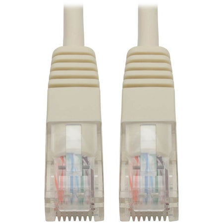 Eaton Tripp Lite Series Cat5e 350 MHz Molded (UTP) Ethernet Cable (RJ45 M/M), PoE - White, 3 ft. (0.91 m) - N002-003-WH