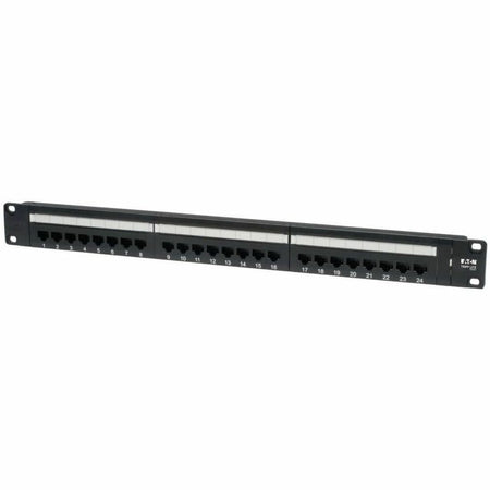 Tripp Lite by Eaton 24-Port Cat6 Cat5 Patch Panel Rackmount 110 Punch Down RJ45 Ethernet 1URM - N252-024