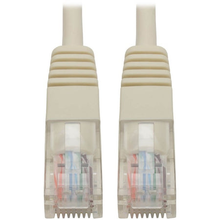 Eaton Tripp Lite Series Cat5e 350 MHz Molded (UTP) Ethernet Cable (RJ45 M/M), PoE - White, 5 ft. (1.52 m) - N002-005-WH
