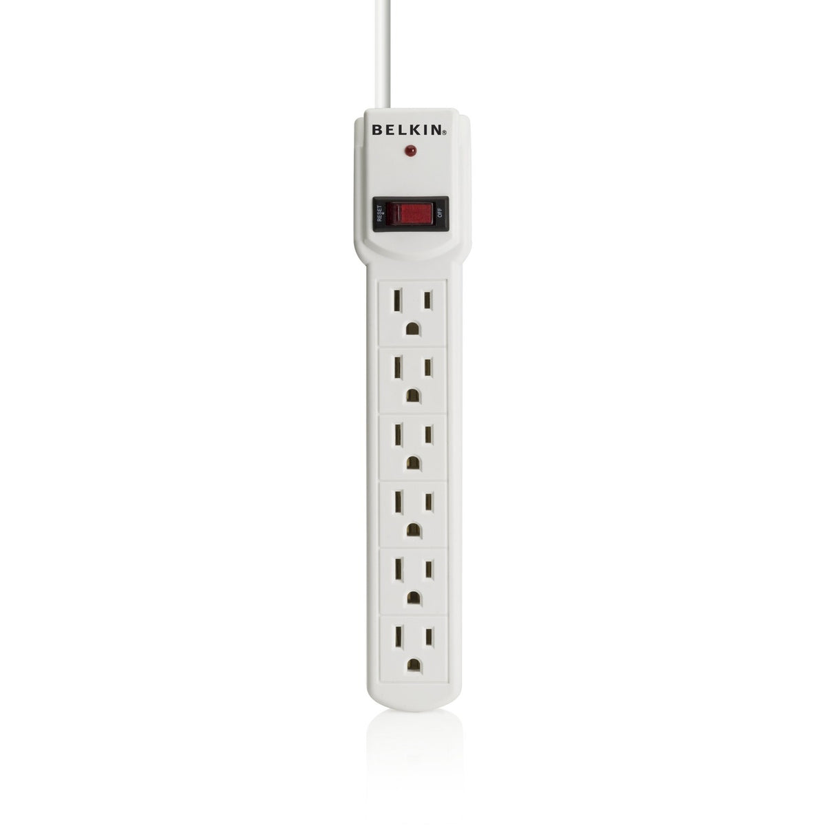 Belkin 6-Outlet Surge Protector with 3-foot Power Cord - F5C047