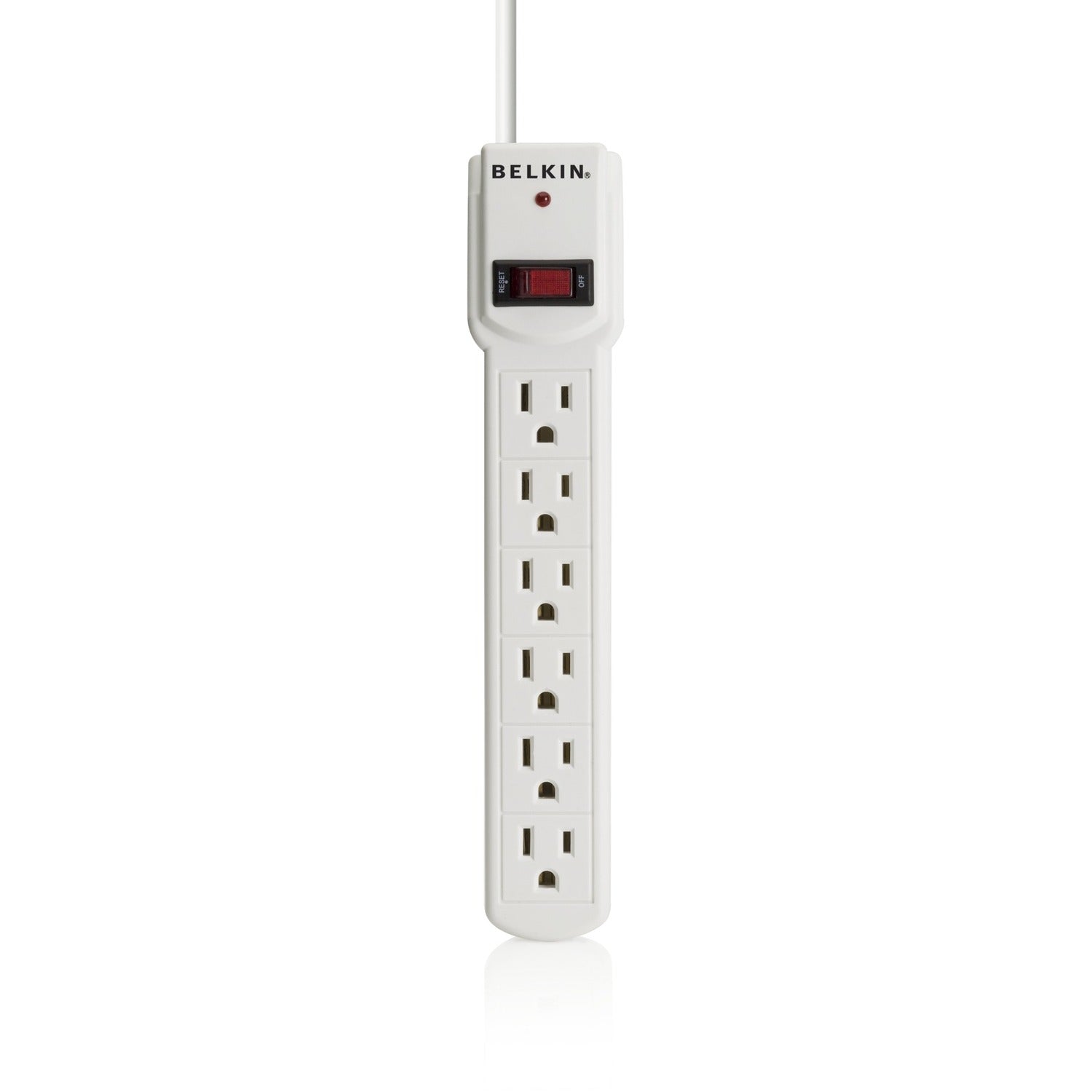Belkin 6-Outlet Surge Protector with 3-foot Power Cord - F5C047