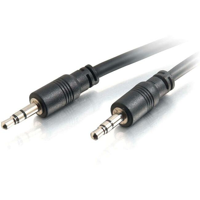 C2G 15ft CMG-Rated 3.5mm Stereo Audio Cable With Low Profile Connectors - 40106