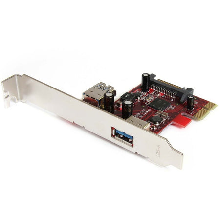 StarTech.com 2 port PCI Express SuperSpeed USB 3.0 Card with UASP Support - 5Gbps - 1 Internal 1 External - PEXUSB3S11