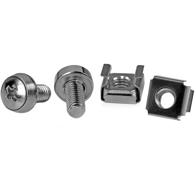 StarTech.com 50 Pkg M6 Mounting Screws and Cage Nuts - CABSCREWM6