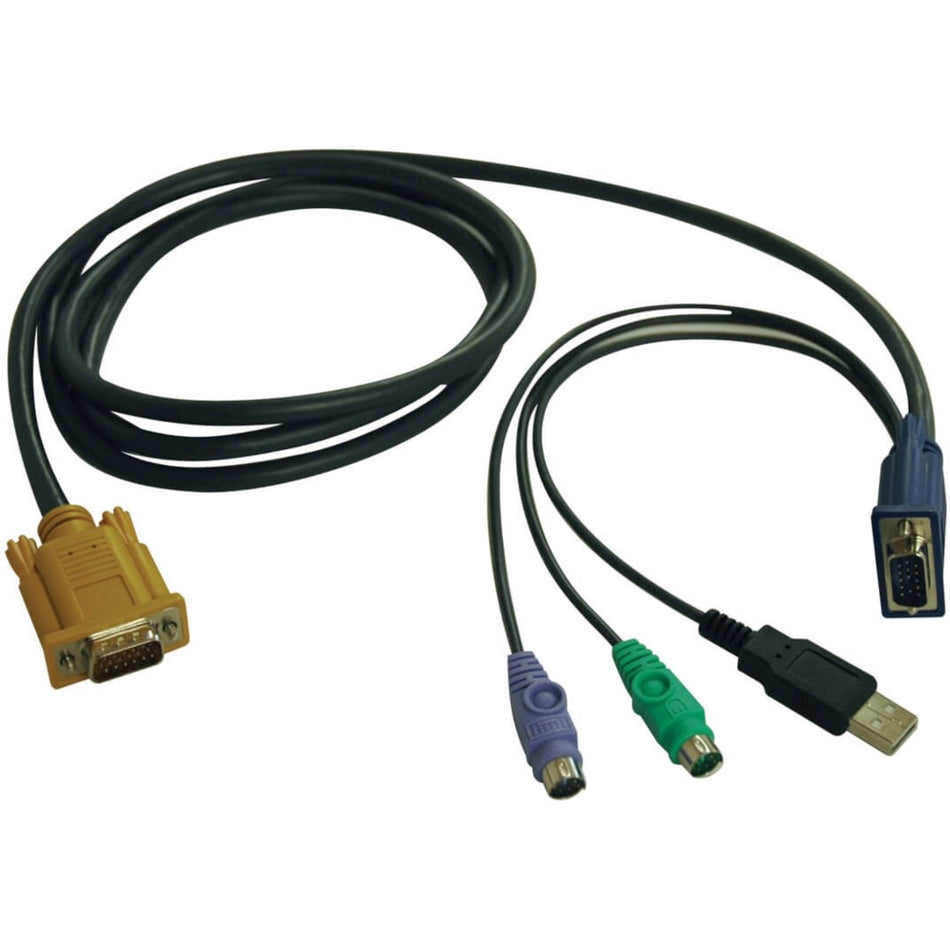 Tripp Lite by Eaton USB/PS2 Combo Cable for NetDirector KVM Switch B020-U08/U16 10 ft. (3.05 m) - P778-010