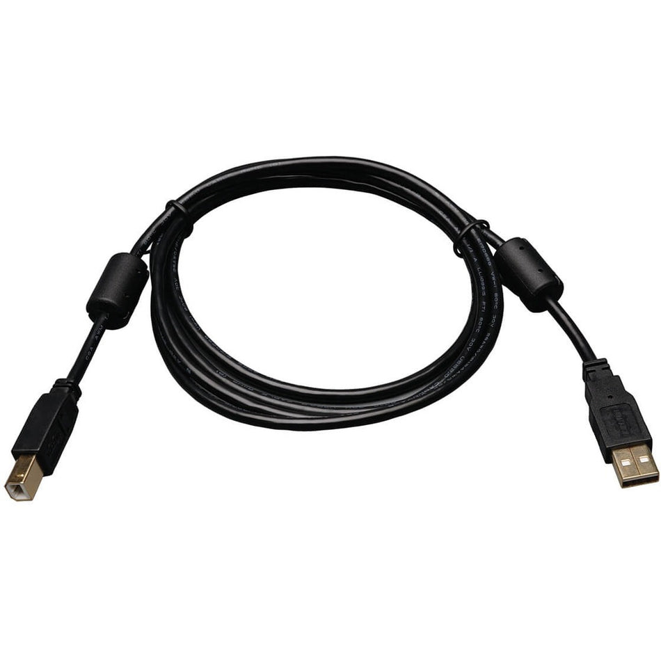 Eaton Tripp Lite Series USB 2.0 A to B Cable with Ferrite Chokes (M/M), 6 ft. (1.83 m) - U023-006