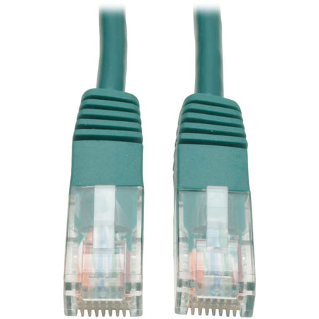 Eaton Tripp Lite Series Cat5e 350 MHz Molded (UTP) Ethernet Cable (RJ45 M/M), PoE - Green, 1 ft. (0.31 m) - N002-001-GN