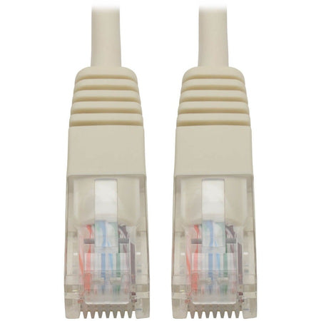 Eaton Tripp Lite Series Cat5e 350 MHz Molded (UTP) Ethernet Cable (RJ45 M/M), PoE - White, 1 ft. (0.31 m) - N002-001-WH