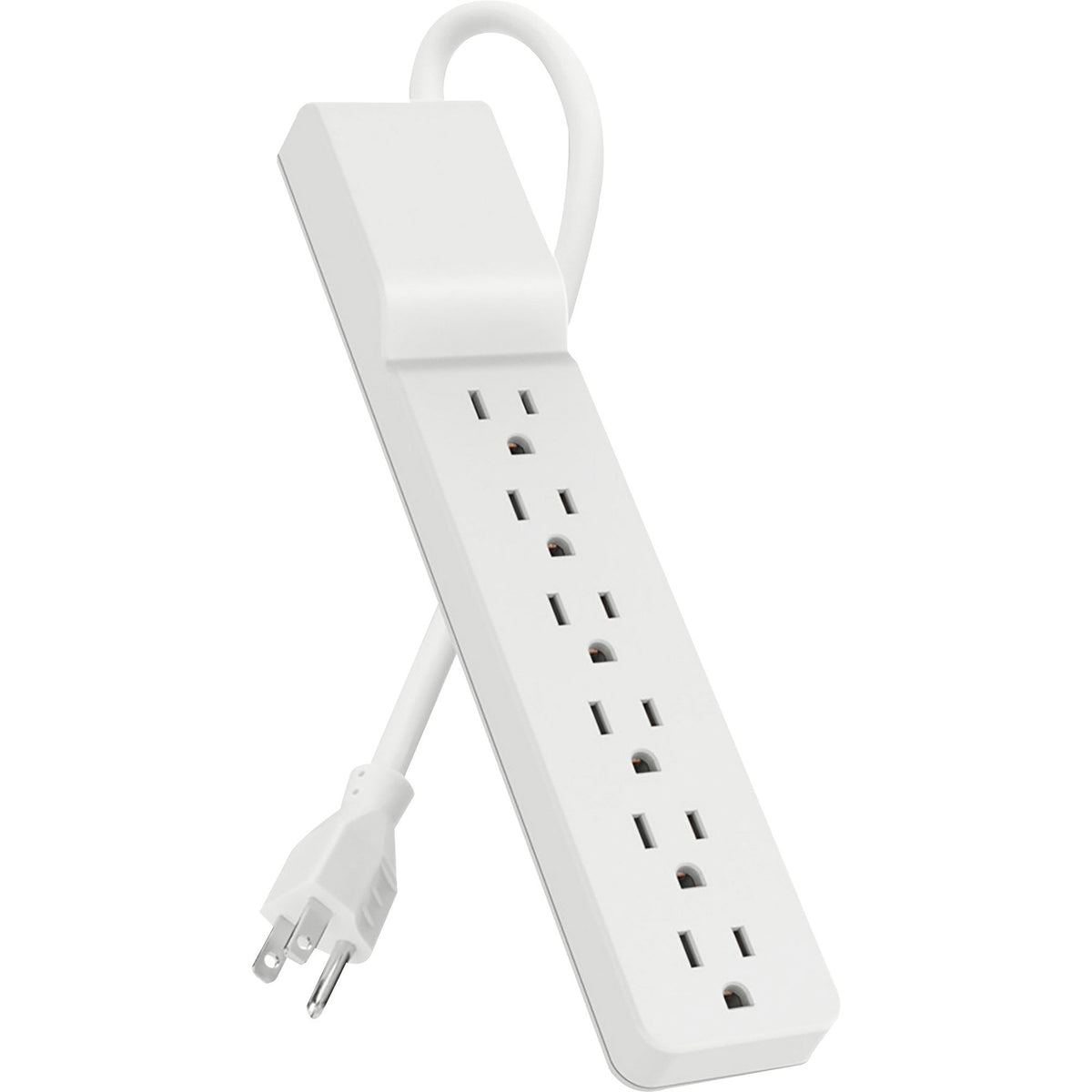 Belkin 6 Outlet Home/Office Surge Protector - Rotating Plug - 10 foot cord - White - 720 Joule - BE106000-10