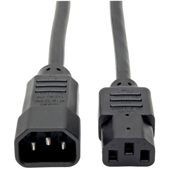 Eaton Tripp Lite Series PDU Power Cord, C13 to C14 - 10A, 250V, 18 AWG, 4 ft. (1.22 m), Black - P004-004