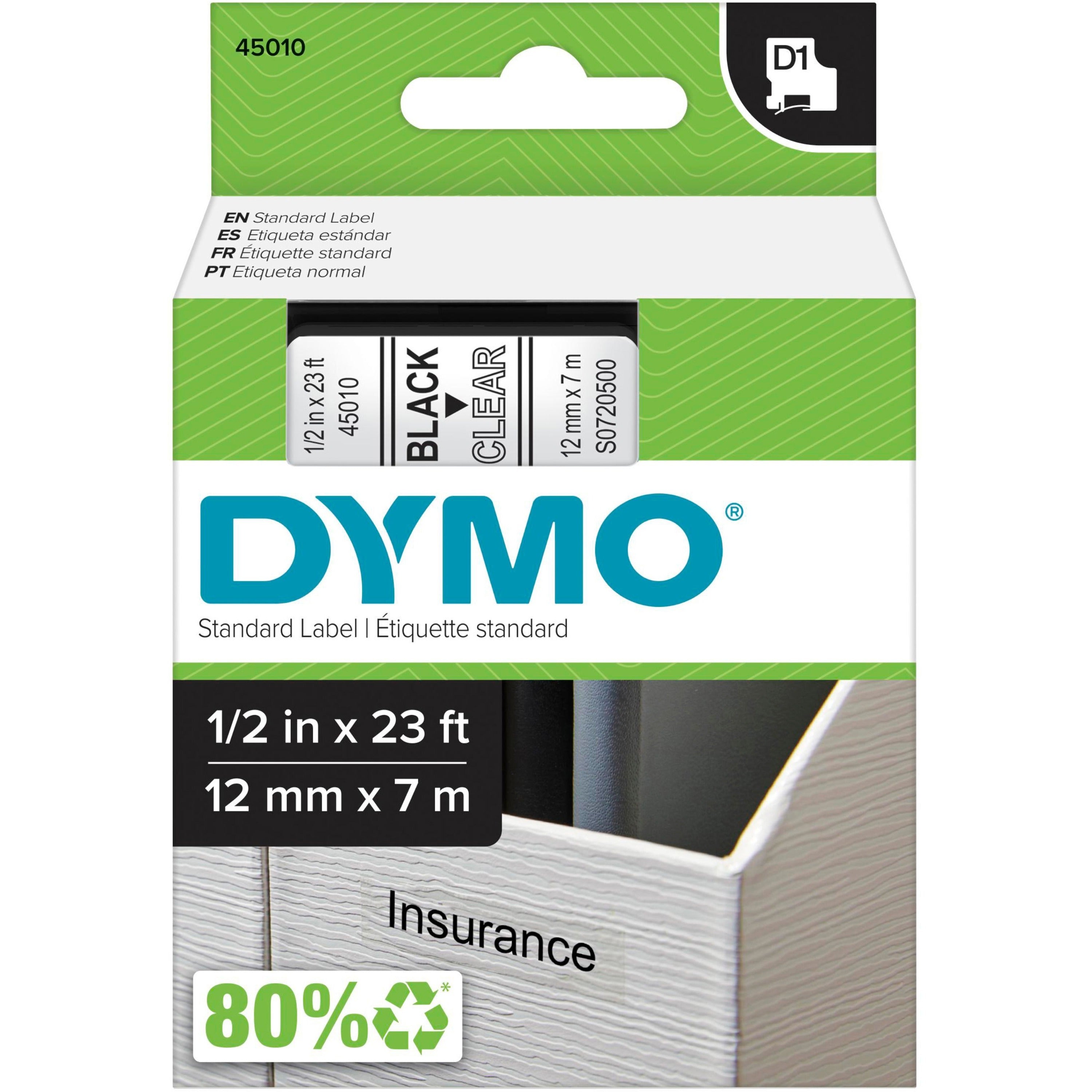 Dymo D1 Electronic Tape Cartridge - 45010