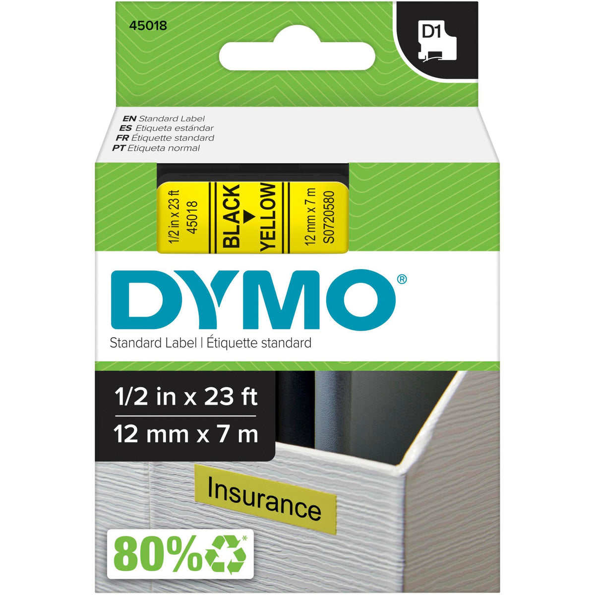 Dymo D1 Electronic Tape Cartridge - 45018