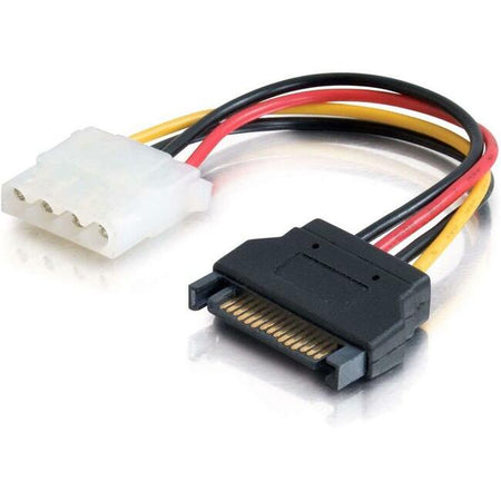 C2G 7.5in 15-pin Serial ATA Male to LP4 Female Power Cable - 10149