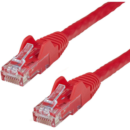 StarTech.com 10ft CAT6 Ethernet Cable - Red Snagless Gigabit - 100W PoE UTP 650MHz Category 6 Patch Cord UL Certified Wiring/TIA - N6PATCH10RD