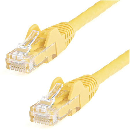 StarTech.com 10ft CAT6 Ethernet Cable - Yellow Snagless Gigabit - 100W PoE UTP 650MHz Category 6 Patch Cord UL Certified Wiring/TIA - N6PATCH10YL